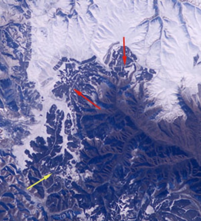 Tembok China dari Stasiun Luar Angkasa (Foto: NASA)