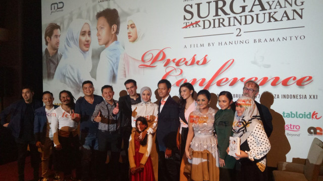 Para pemain Surga yang Tak Dirindukan. (Foto: Yurika Kencana/kumparan)