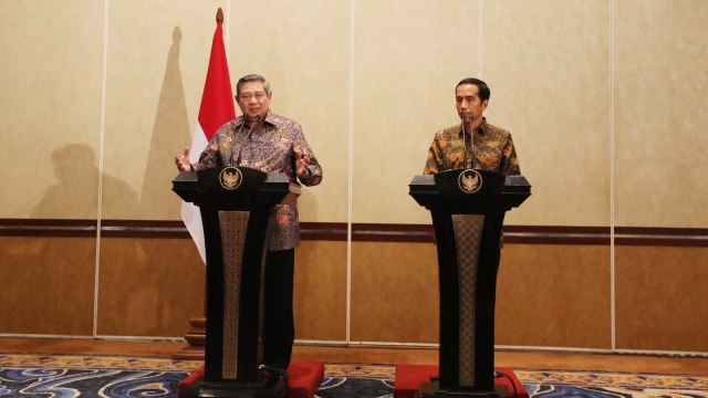 Joko Widodo dan Susilo Bambang Yudhoyono (Foto: Dok. Facebook Susilo Bambang Yudhoyono)