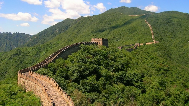 Tembok besar China. (Foto: Pixabay)