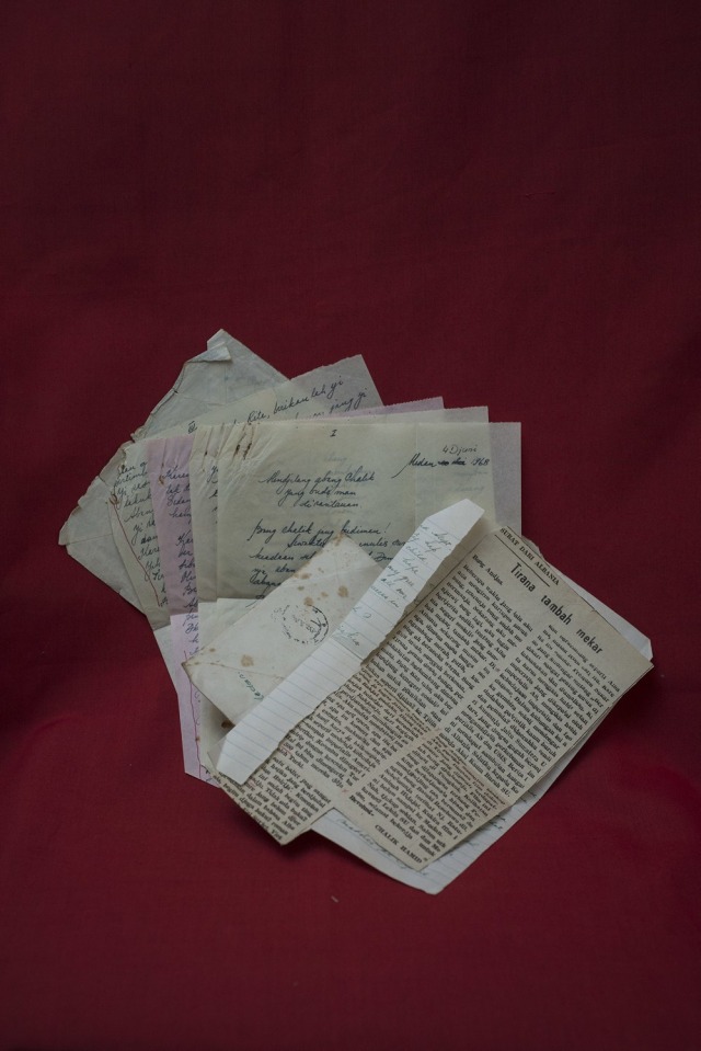Kumpulan surat dari masa lalu. (Foto: Rosa Panggabean/2014)
