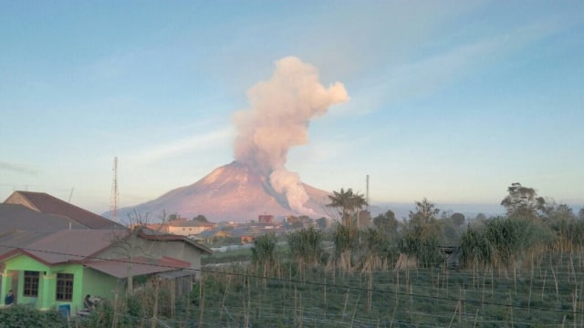 Letusan Gunung Sinabung (Foto: Dok. PVMBG)