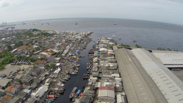 Kampung Nelayan Kalibaru, Cilincing. (Foto: Aditia Noviansyah/kumparan)