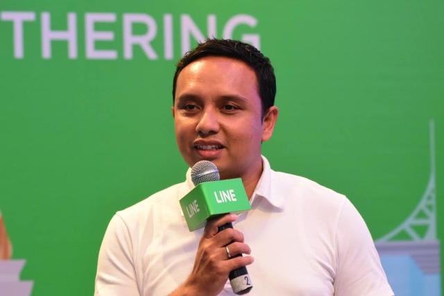 Managing Director Line Indonesia, Ongki Kurniawan. (Foto: LINE Indonesia via Facebook)
