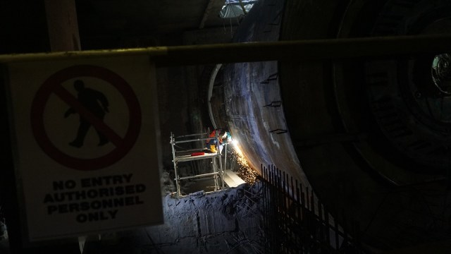 Pembangunan MRT. (Foto: Aditia Noviansyah/kumparan)