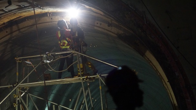 Pembangunan MRT. (Foto: Aditia Noviansyah/kumparan)