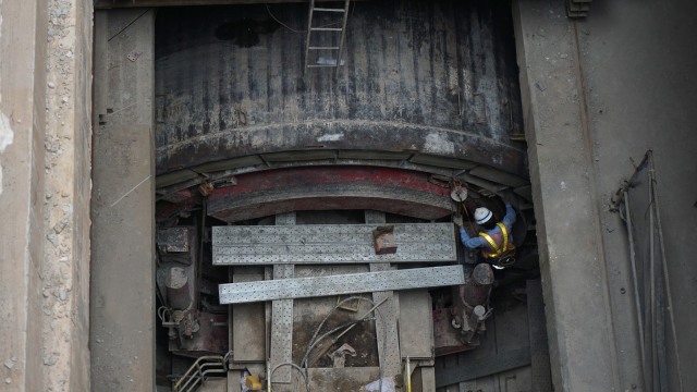 Pembangunan MRT. (Foto: Aditia Noviansyah/kumparan)