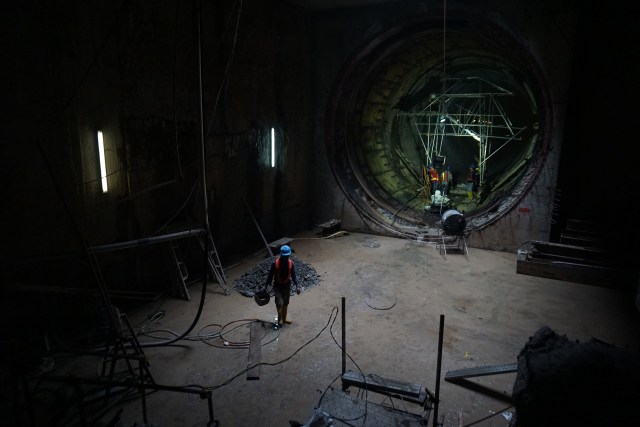 Pembangunan MRT. (Foto: Aditia Noviansyah/kumparan)