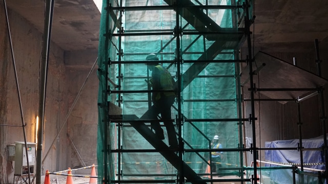 Pembangunan MRT. (Foto: Aditia Noviansyah/kumparan)