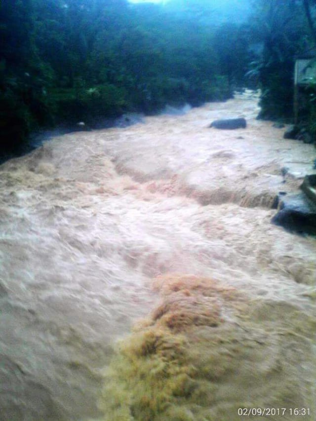 Banjir di Malimping, Banten. (Foto: Istimewa)