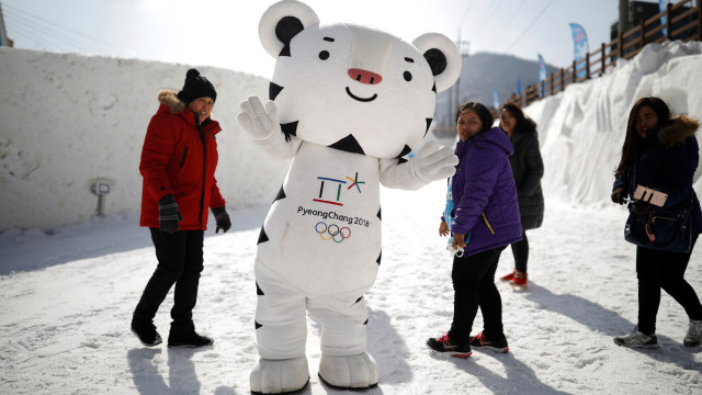 Soohorang, salah satu maskot Olimpiade 2018. (Foto: Kim Hong-Ji/Reuters)