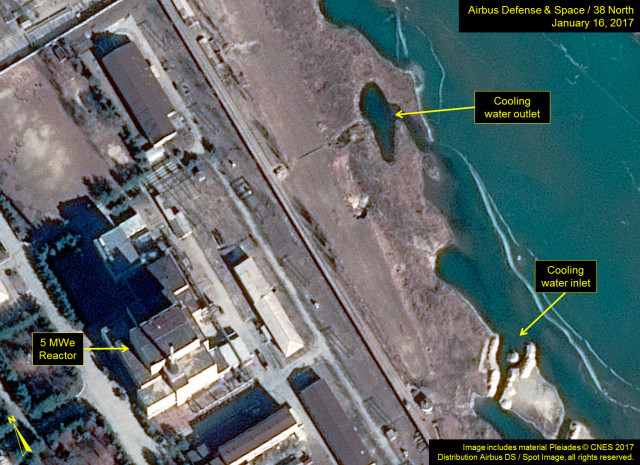 Citra satelit Pusat Penelitian Nuklir Yongbyon (Foto: Reuters)