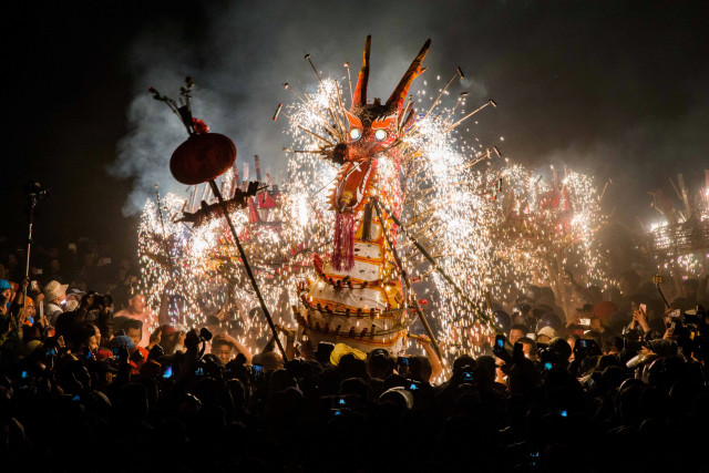 Festival Lampion di Fengshun. (Foto: Stringer/Reuters)