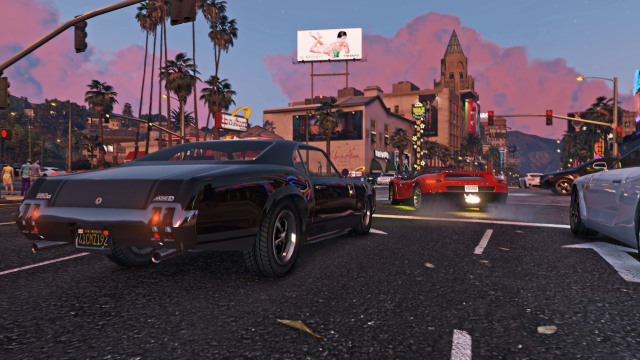 Suasana kota di Grand Theft Auto V. (Foto: Steam)
