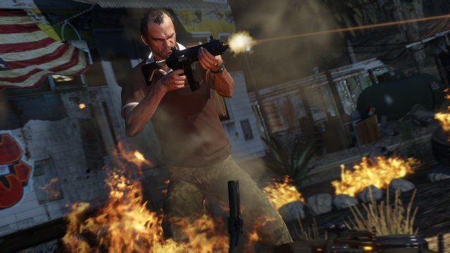 Aksi di game Grand Theft Auto V. (Foto: Steam)
