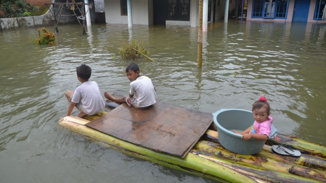 Ilustrasi banjir (Foto: Yusuf Nugroho/Antara)