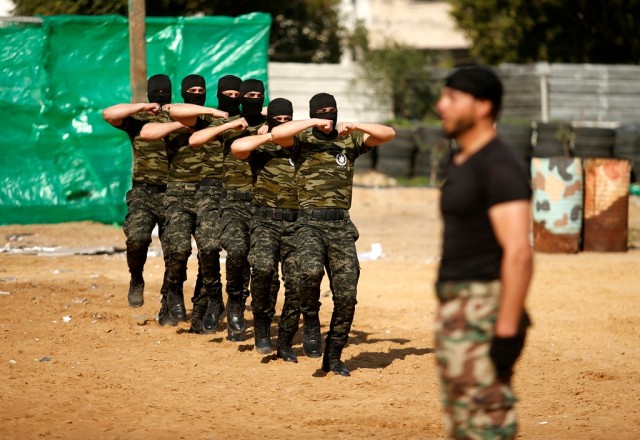 Harakat al-Muqawwamatul Islamiyyah (Hamas). (Foto: Reuters/Suhaib Salem)