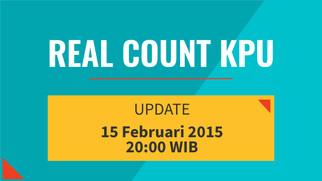 Hasil real count dari KPU. (Foto: Ridho Robby/kumparan)