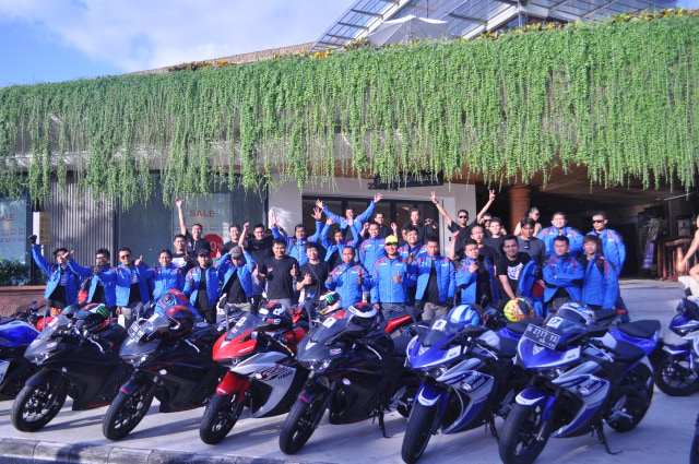 Komunitas Yamaha R25 (Foto: Dok. Yamaha Indonesia )