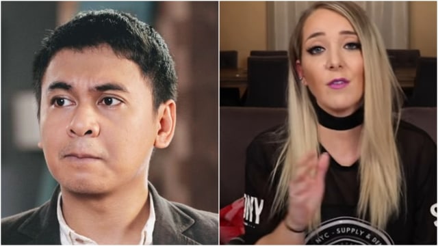 Jenna Marbles vs Raditya Dika (Foto: YouTube Jenna Marbles dan Raditya Dika)