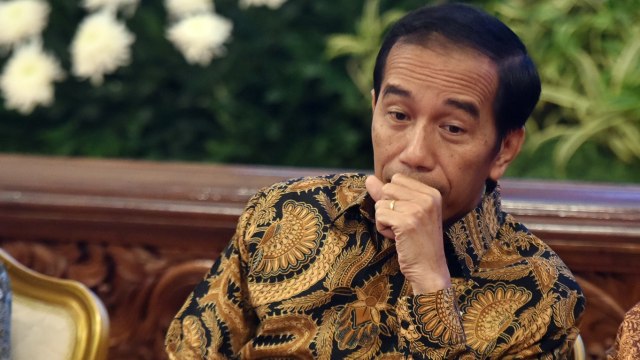 Presiden Jokowi di Istana Negara (Foto: Wahyu Putro/Antara)