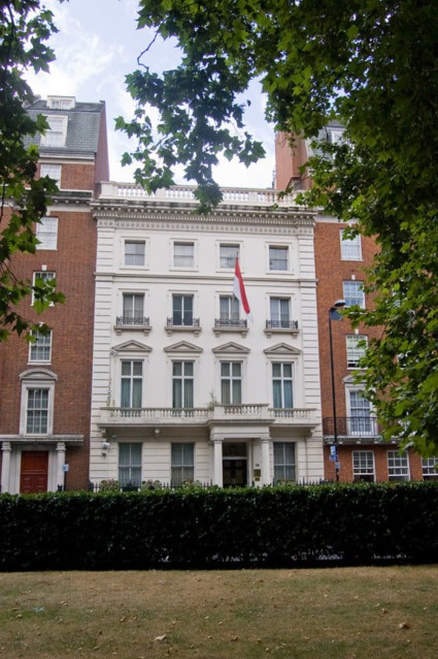 Gedung lama KBRI di London. (Foto: Dok. Wikimedia)