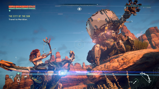 Gameplay dari Horizon Zero Dawn. (Foto: PlayStation)