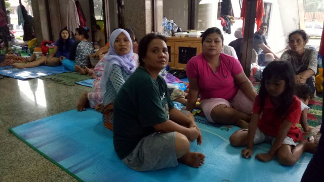 Korban banjir di daerah Cipinang. (Foto: Wandha Nur Hidayat/kumparan)