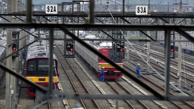 DIPO KRL Depok. (Foto: ANTARA/Andika Wahyu)