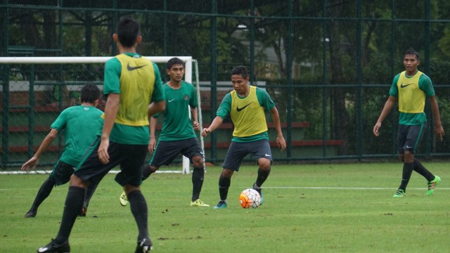 Evan Dimas mengikuti seleksi Timnas U-22. (Foto: Aditia Noviansyah/kumparan)