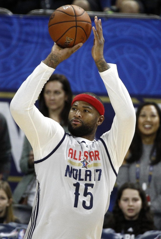 DeMarcus Cousins saat bermain di NBA All-Star. (Foto: Derick E. Hingle-USA TODAY Sports Via Reuters)