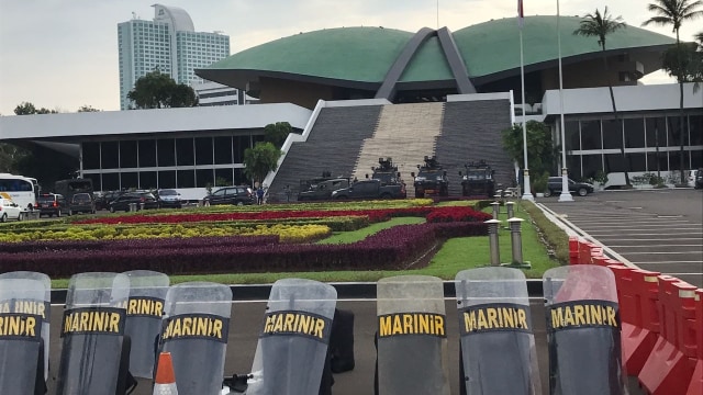 Usai aksi 212 di DPR. (Foto: Fajar Supriyatna/kumparan)