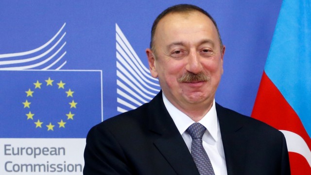 Presiden Azerbaijan, Ilham Aliyev Foto: Francois Linoir/Reuters
