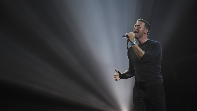 Chris Martin, vokalis Coldplay. (Foto: Reuters/Toby Melville)