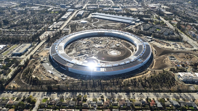 "Apple Park" kantor baru Apple.  (Foto: REUTERS/Noah Berger)