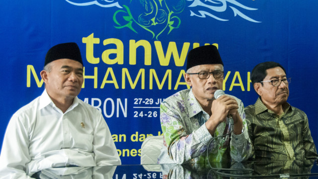 Ketum Muhammadiyah Haedar Nashir (Foto: Embong Salampessy/ANTARA)