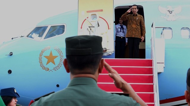 Jokowi melakukan kunjungan kerja ke Ambon. (Foto: Dok. Biro Pers Istana Kepresidenan)