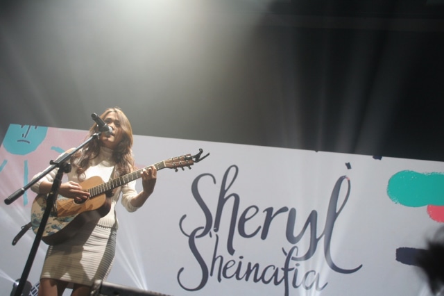 Penyanyi solo Sheryl Sheinafia (Foto: Prabarini Kartika/kumparan)