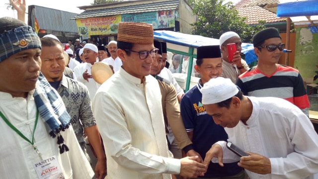 Sandiaga Uno kunjungi ulama (Foto: Anggi Dwiky Dermawan/kumparan)