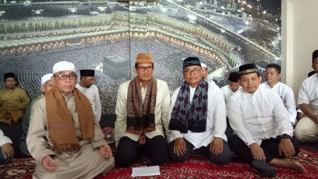 Sandiaga Uno kunjungi ulama (Foto: Anggi Dwiky Dermawan/kumparan)