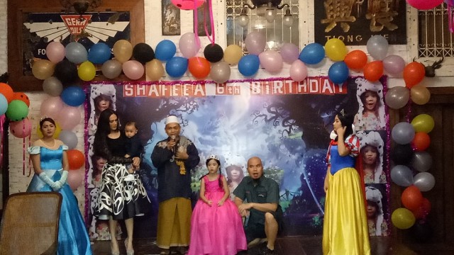 Acara Ulang Tahun Shafeea anak Mulan Jameela. (Foto: Yurika Kencana/kumparan)