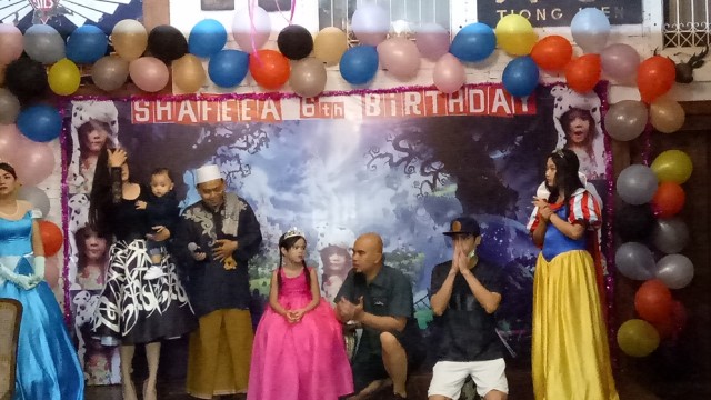 Acara Ulang Tahun Shafeea anak Mulan Jameela. (Foto: Yurika Kencana/kumparan)