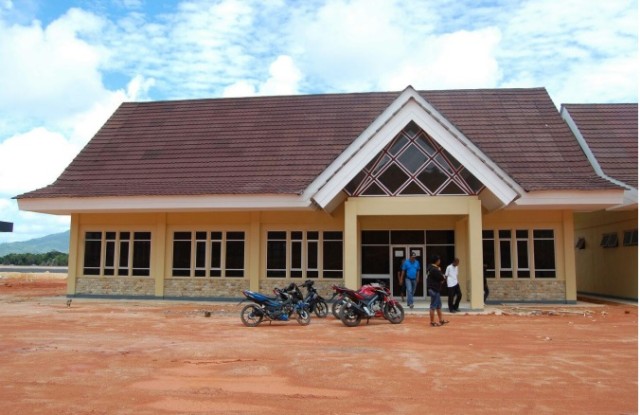 Gedung Operasional Bandara Letung Anambas. (Foto: Dok. Kemenhub)