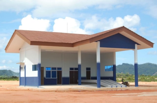 Gedung Bengkel Bandara Letung Anambas. (Foto: Dok. Kemenhub)