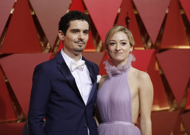 Damien Chazelle dan kekasih. (Foto: Reuters)