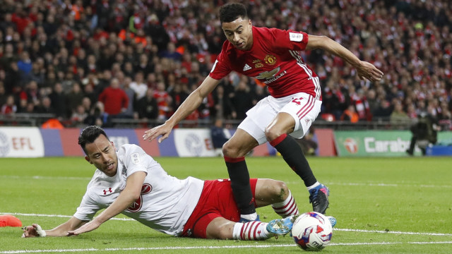 Lingard jadi pahlawan lagi? (Foto: Carl Recine/Reuters)