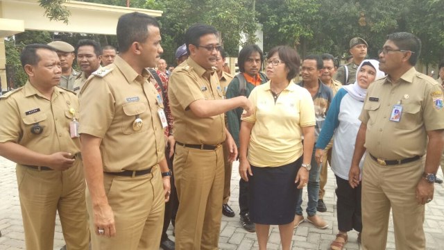 Wagub Djarot di SDN 20 Utan Kayu Selatan. (Foto: Aria Pradana/kumparan)