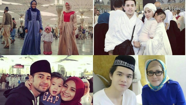 Sederet selebritis yang menunaikan ibadah umrah (Foto: Instagram)