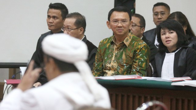 Sidang Ahok, kasus dugaan penistaan agama. (Foto: Ramdani/POOL)