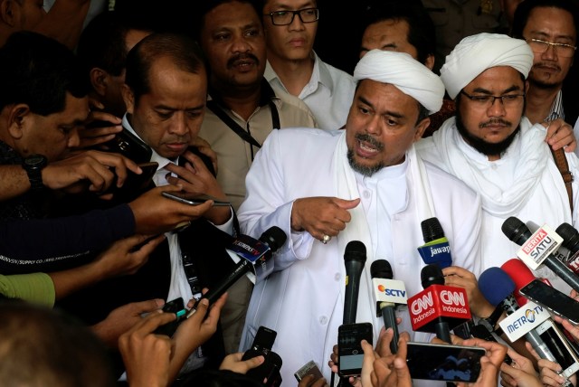 Habib Rizieq. (Foto: Reuters/Beawiharta)